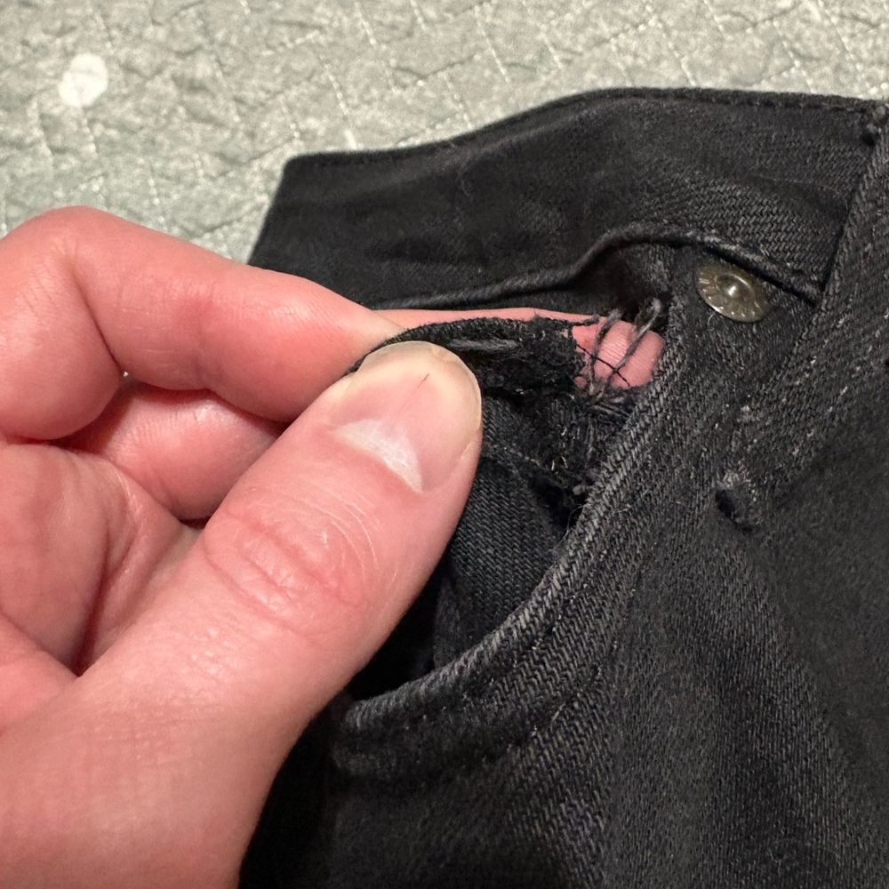 Naked & Famous Denim Black Skinny Jeans